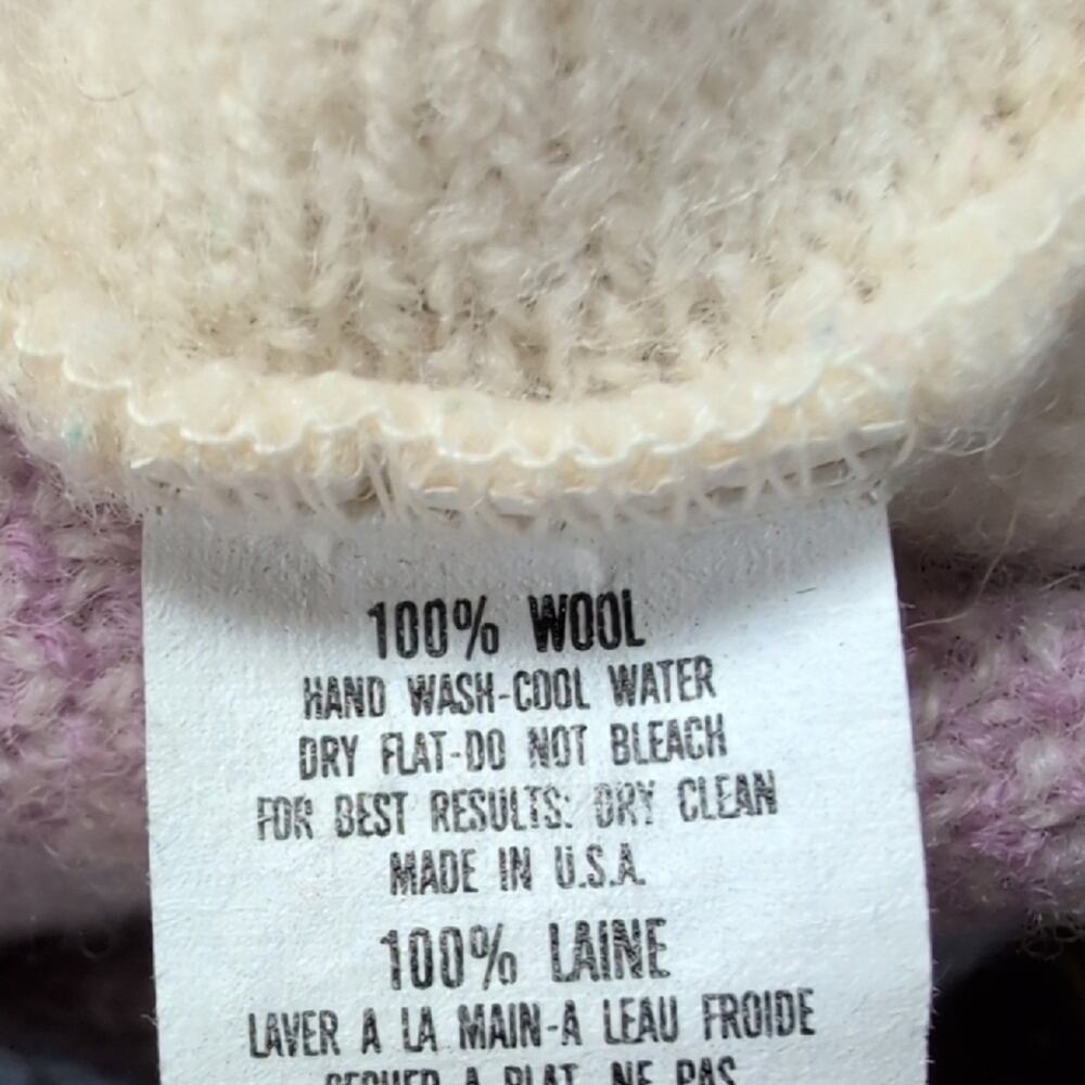 Eddie Bauer 100% Pure Wool Vintage Pull Over Sweater - Picture 8 of 8